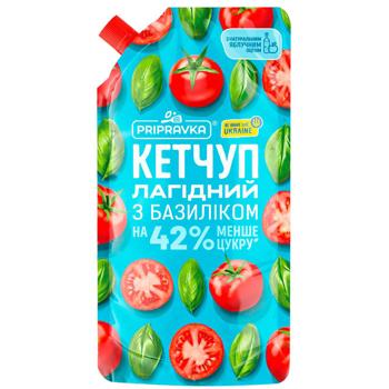 Кетчуп Pripravka Нежный с базиликом 400г - купить, цены на Чудо Маркет - фото 1