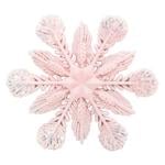 Pink Snowflake Decoration №1