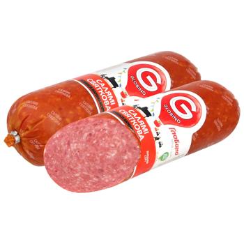 Колбаса Глобино Салями Праздничная варено-копченая высший сорт - купить, цены на Эпицентр FOOD - фото 1