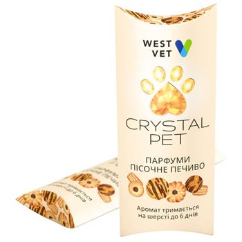 Парфуми для собак та котів West Vet Crystal Pet 5 мл - пісочне печиво - купить, цены на MasterZoo - фото 1