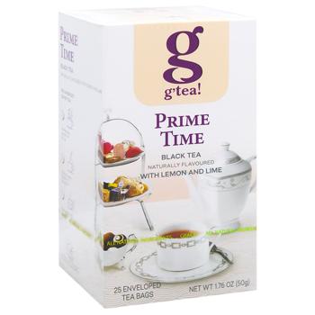 Grace! Prime Time Black Tea with Aroma of Lemon and Lime 2g*20pcs - buy, prices for - photo 2