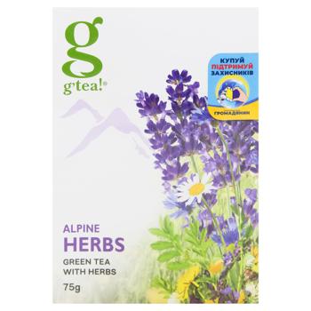 G`tea! Alpine Herbs Green Tea 75g - buy, prices for - photo 2