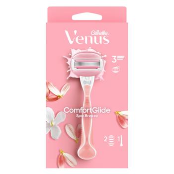 Бритва Gillette Venus Comfortglide Spa Breeze со сменными 2 кассетами - купить, цены на - фото 3