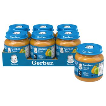 Пюре Gerber Яблуко та груша 130г - купити, ціни на METRO - фото 4