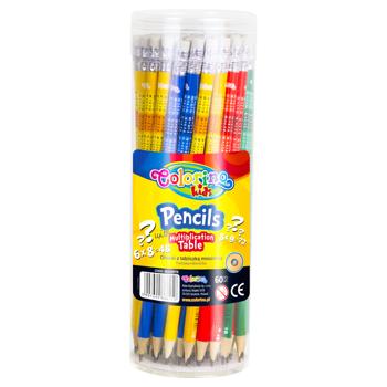 Олівець Colorino чорнографітний з табл.множення - купить, цены на Таврия В - фото 2