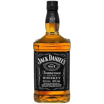 Jack Daniel`s Old No.7 Tennessee Whiskey 40% 3l - buy, prices for Auchan - photo 1