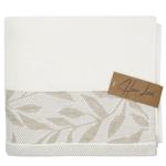 Рушник HomeLine Махровий Флора 40х70 см Кремовий 177652