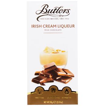 Шоколад молочный Butlers Irish Cream 90г