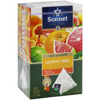 Sonnet Citrus Mix Green Tea 2g*20pcs - buy, prices for - photo 3