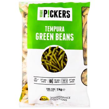 Квасоля зелена стручкова McCain Veggie P!ckers Темпура швидкозаморожена 1кг