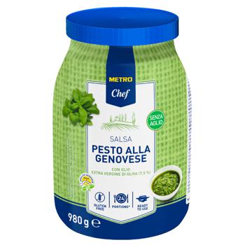 Соус Metro Chef Pesto alla Genovese 980г - купити, ціни на METRO - фото 1