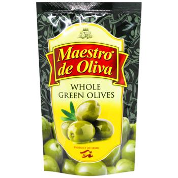 Maestro de Oliva Olives with Pits 190g - buy, prices for Ideal - photo 1