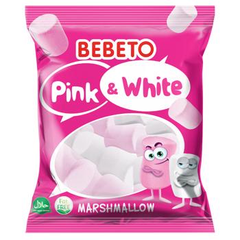 Маршмеллоу Bebeto Белый и розовый 135г