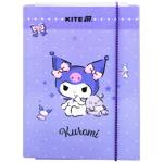 Папка для тетрадей Kite Kuromi на резинке картон В5