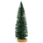 Green Glitter with White Decorative Christmas Trees 8*32cm