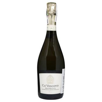 Sparkling wine glera Tenuta ca'vescovo 10.5% 750ml glass bottle Italy - buy, prices for COSMOS - photo 1