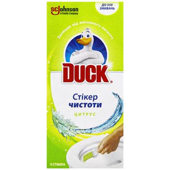 Duck Citrus Toilet Cleanliness Sticker 3pcs - buy, prices for - photo 2