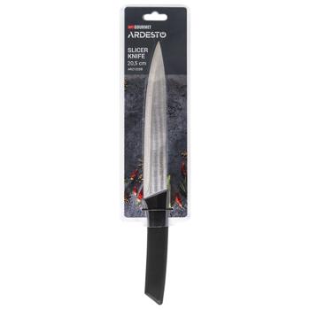 Нож кухонный Ardesto Gemini Gourmet черный слайсерный 20,5см