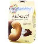 Mulino Bianco Abbracci Cookie with Cocoa and Cream 350g