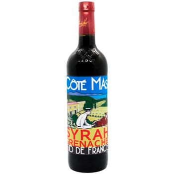 Вино Cote Mas Rouge Intense червоне сухе 13,5% 0,75л - купити, ціни на WINETIME - фото 1