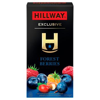 Чай черный Hillway Лесные ягоды 1,5г*25шт - купить, цены на Идеал - фото 1