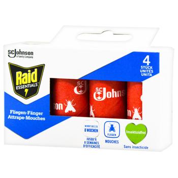 Лента липкая Raid Essentials Защита от мух 4шт