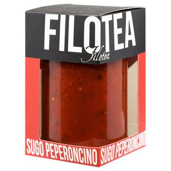Соус Filotea с перцем чили 280г - купить, цены на КОСМОС - фото 1