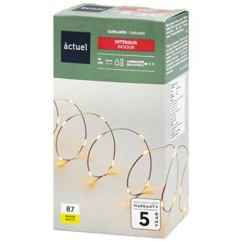 Actuel 40LEDBattery-powered Yellow Garland 1.95m
