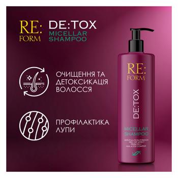 Re:form De:tox Detoxification of Hair Shampoo 400ml - buy, prices for MegaMarket - photo 2