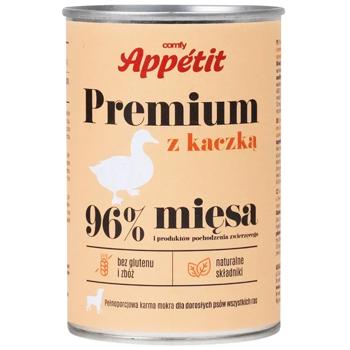 Comfy Appetit Premium Wet Food with Duck for Dogs of All Breeds 400g