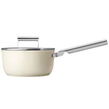 Сотейник Smeg 50x матовый кремовый с крышкой 20см - купить, цены на WINETIME - фото 2