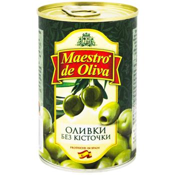 Оливки Maestro de Olivia без кісточки 300г