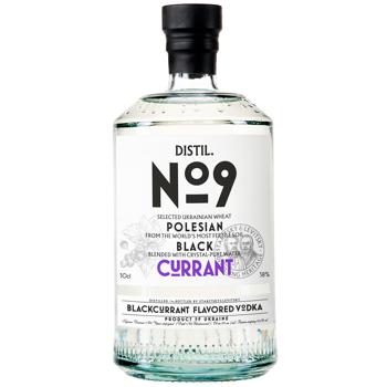 Distil.№9 Blackcurrant Vodka 38% 0.5l - buy, prices for WINETIME - photo 1