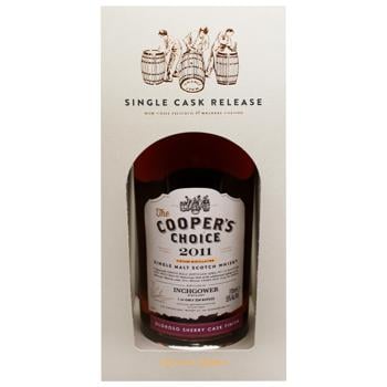 Виски Cooper's Choice Inchgower 2011 Oloroso Cask Finish 55% 0,7л - купить, цены на WINETIME - фото 3