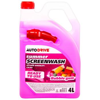 Auto Drive Bubble Gum Summer Windshield Washer 4l - buy, prices for Tavria V - photo 1