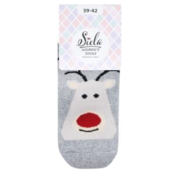 Siela Deer High Terry Women's Socks s.39-42 Light Grey