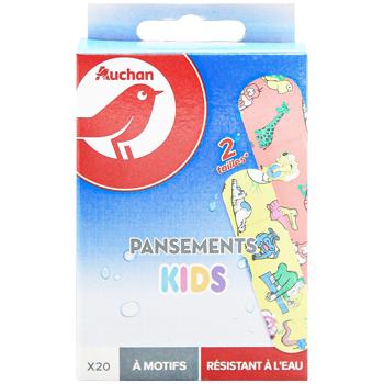 Пластир Auchan дитячий з малюнком 20шт - купити, ціни на - фото 2