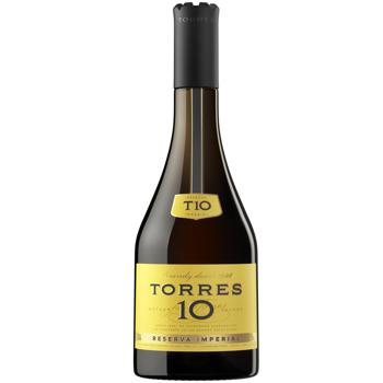 Torres 10 Years Brandy 38% 0.7l - buy, prices for COSMOS - photo 1