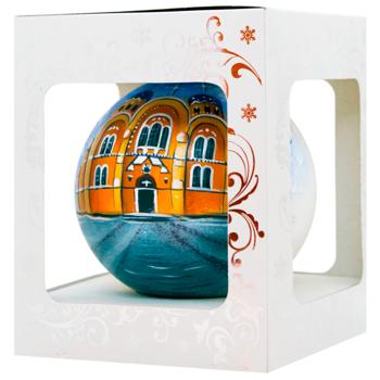 Шар ёлочный Різдвяні Історії Владимирский собор 12см