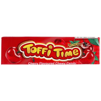 Конфеты Toffi Time жевательные со вкусом вишни 20г - купить, цены на Чудо Маркет - фото 1