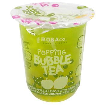 Напій The Boba Co зі смаком зеленого яблука та лимону 0,33л - купити, ціни на КОСМОС - фото 1