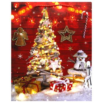 Angel Gifts New Year's Paper Bag 26*32*10cm - buy, prices for MegaMarket - photo 2