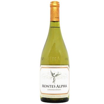 Вино Montes Alpha Chardonnay біле сухе 14,5% 0,75л - купити, ціни на AlcoHub - фото 1