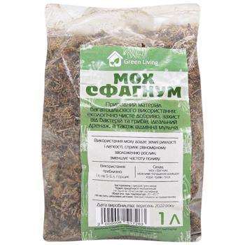 Green Living Sphagnum Moss 1l - buy, prices for Auchan - photo 1