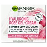 Гель-крем Garnier Skin Naturals Увлажняющий гиалуроновый с розовой водой для всех типов кожи лица 50мл