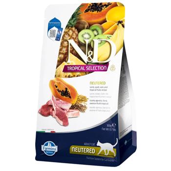 Сухий корм для котів Farmina N&D Tropical Selection 300 г - ягня та тропічні фрукти - купити, ціни на MasterZoo - фото 1