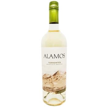 Вино Alamos Torrontes белое сухое 13% 0,75л - купить, цены на Cупермаркет "Харьков" - фото 1