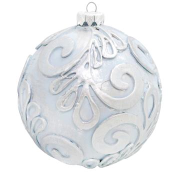 Silver-Blue Openwork Ball 100mm - buy, prices for ULTRAMARKET - photo 1