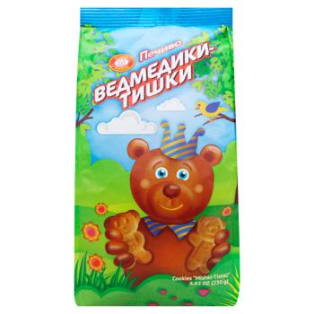 Biscuit-Chocolate Mishki Tishki Cookies 250g - buy, prices for Torba - photo 1