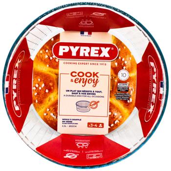 Форма для запекания Pyrex Bake&Enjoy из жаропрочного стекла круглая 21см - купить, цены на - фото 2